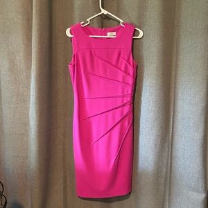 Calvin Klein Size 6 Awesome Pink Dress!